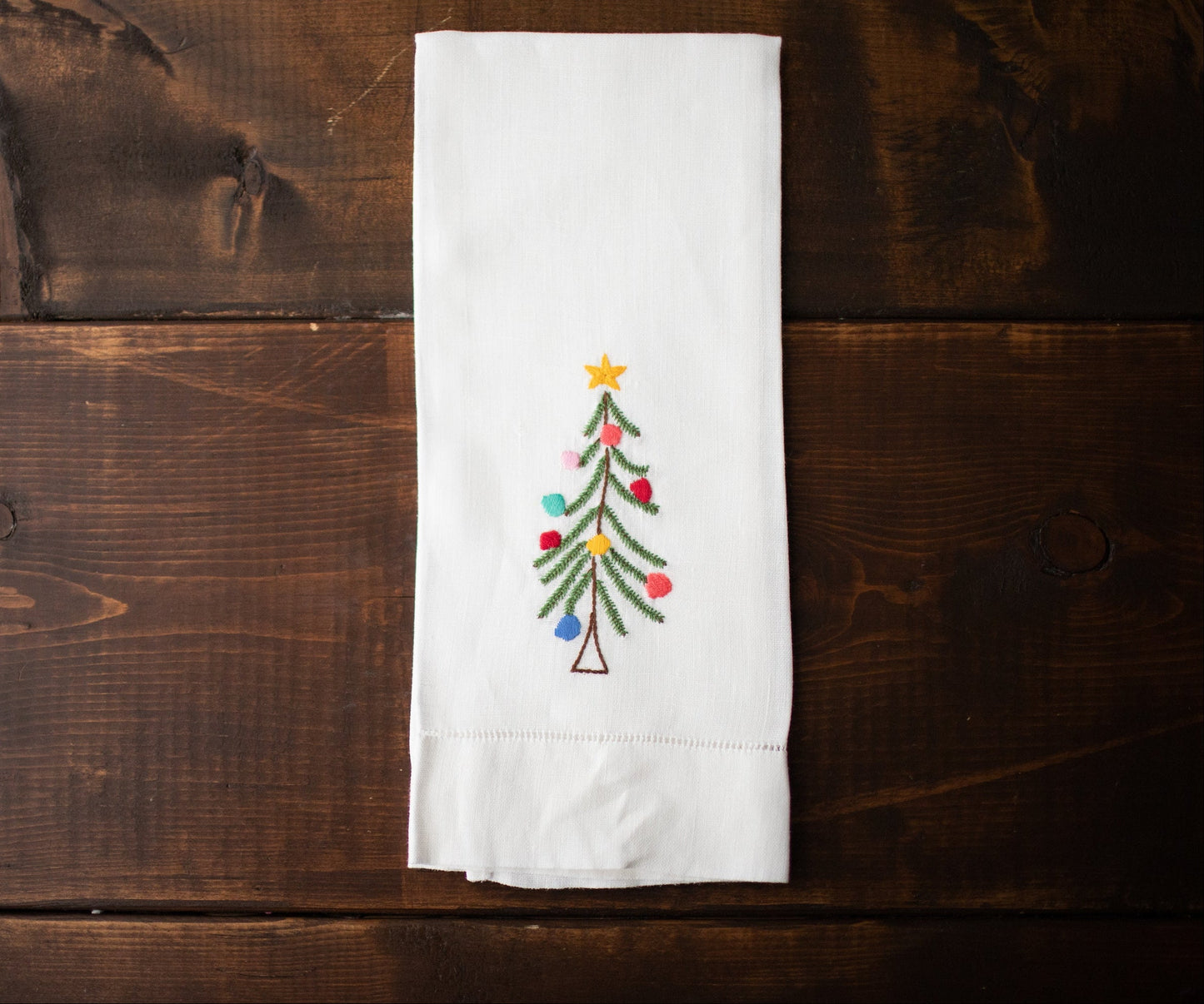 Tea Towels - Rustic Christmas Tree