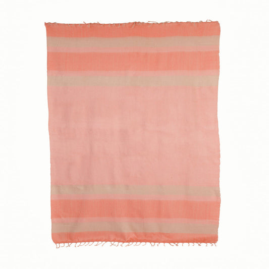 Kallpa Collection - Faded Coral with Braided Fringe