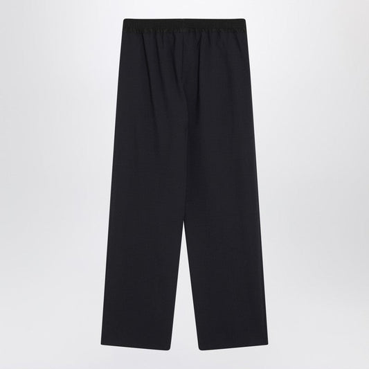 Miu Miu Blue Wool Pants Women