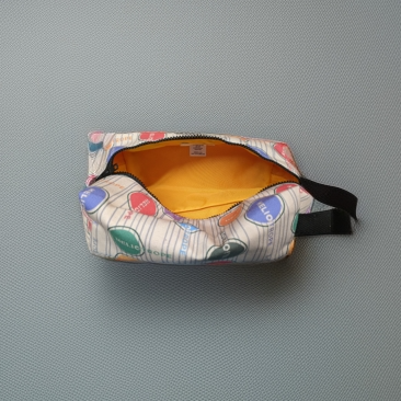 Heliotrope Logo Pattern Dopp Kit - SPECIAL PRICE