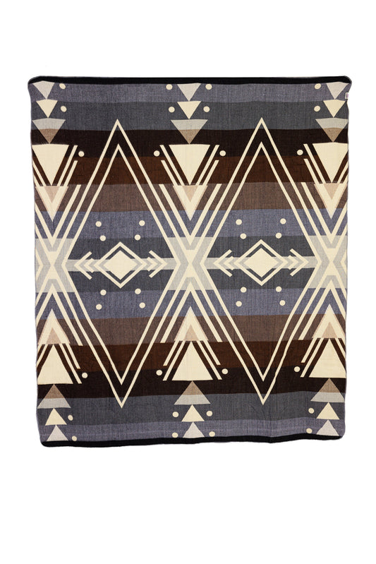 Yachana Collection - Chevron Gray Brown Red and Cream