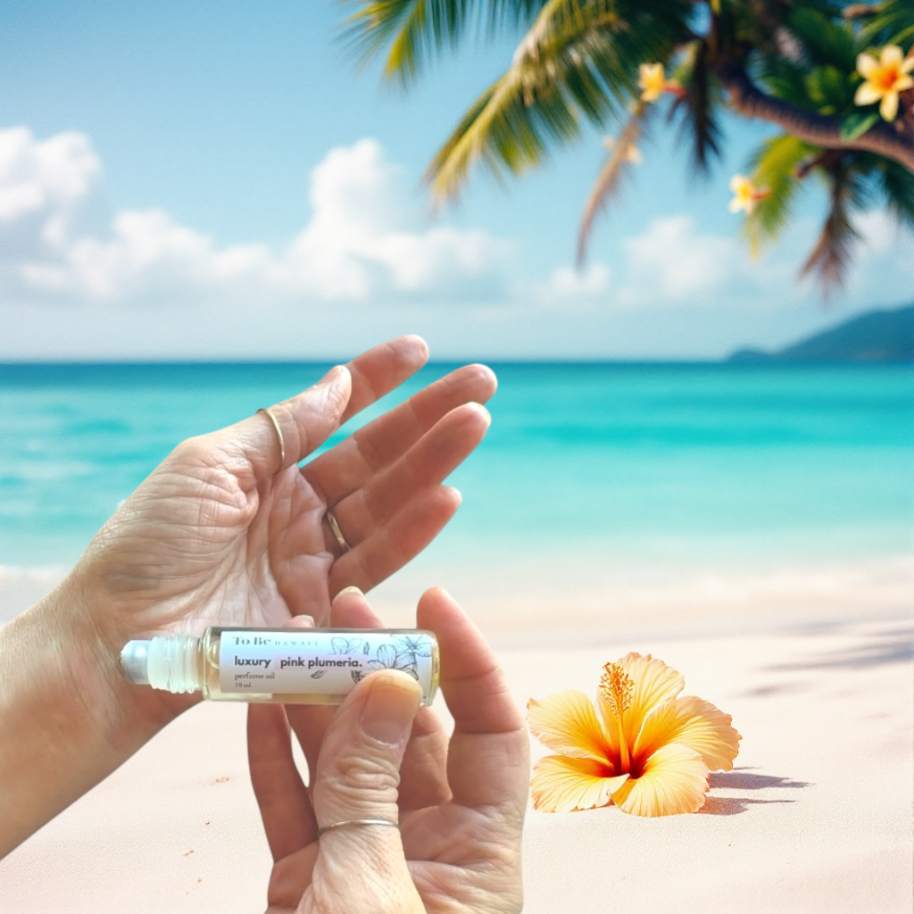Pink Plumeria Luxury Perfume Roller