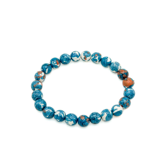 Porcelain Jasper Bracelet Denim Blue Limited Edition