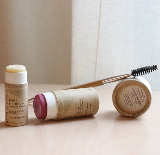 Brow Wax + Blush + Lip Balm Bundle