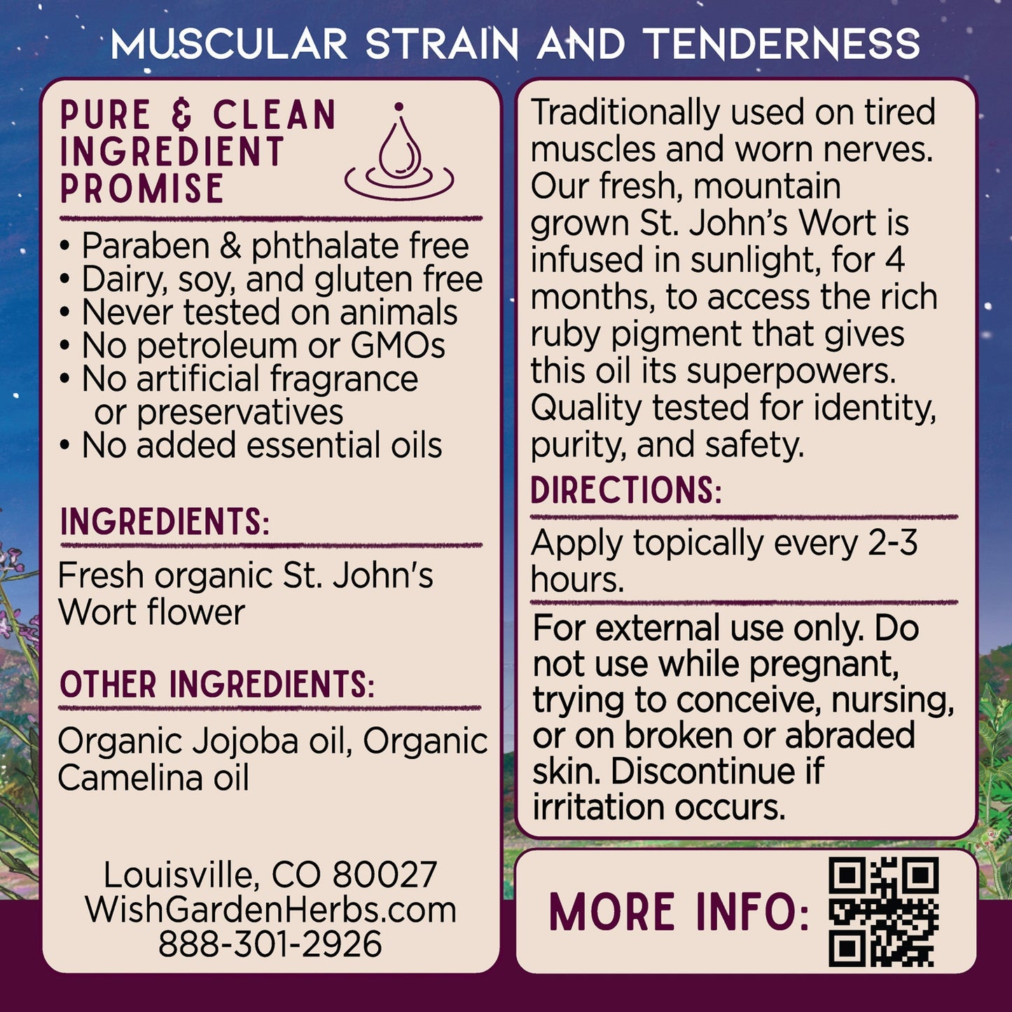 St. John’s Wort Oil Soothe & Recover