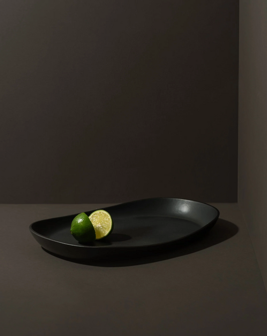 Mini Long Stoneware Serving Platter - Medium