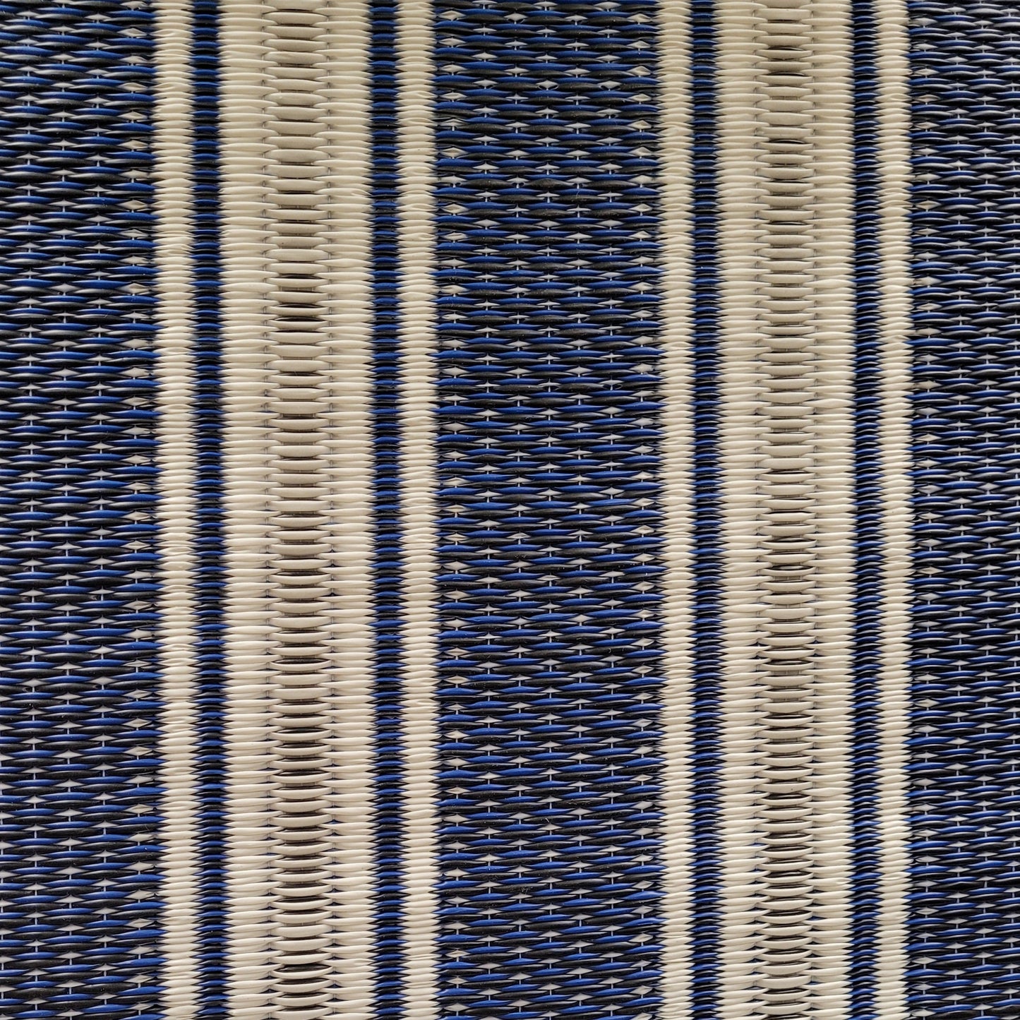 Vertical Stripe Blue & White
