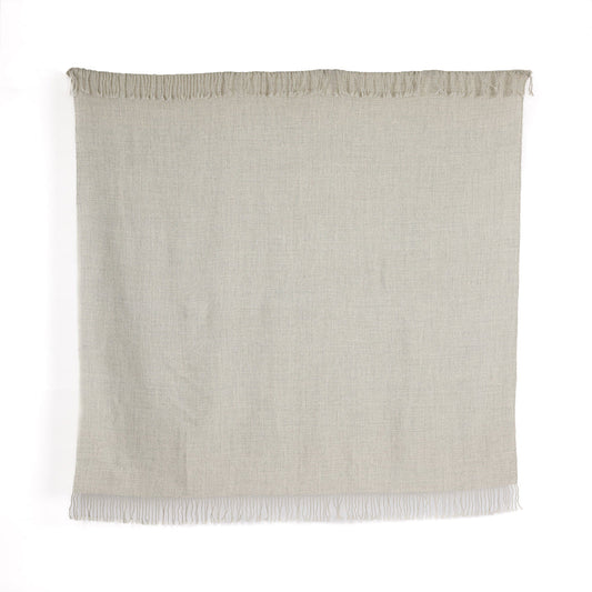 Wasi Collection - Undyed Silver Baby Alpaca Throw