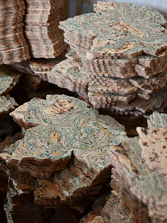 Biodegradable Cork Coasters (Set of 4)