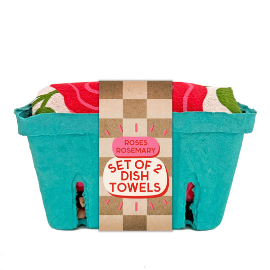 Rose Garden - Dish Towel Set of 2