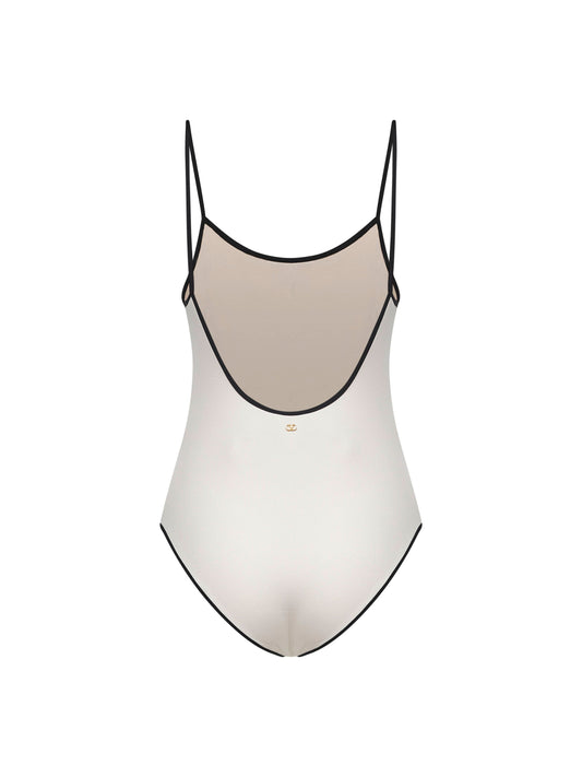 Valentino Women Pink Chez Valentino Print One-Piece Swimsuit