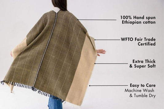 Anna Handwoven Ethiopian Cotton Jacket