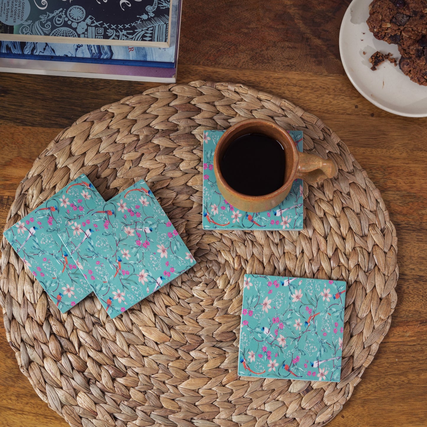 Aqua Flora Coasters