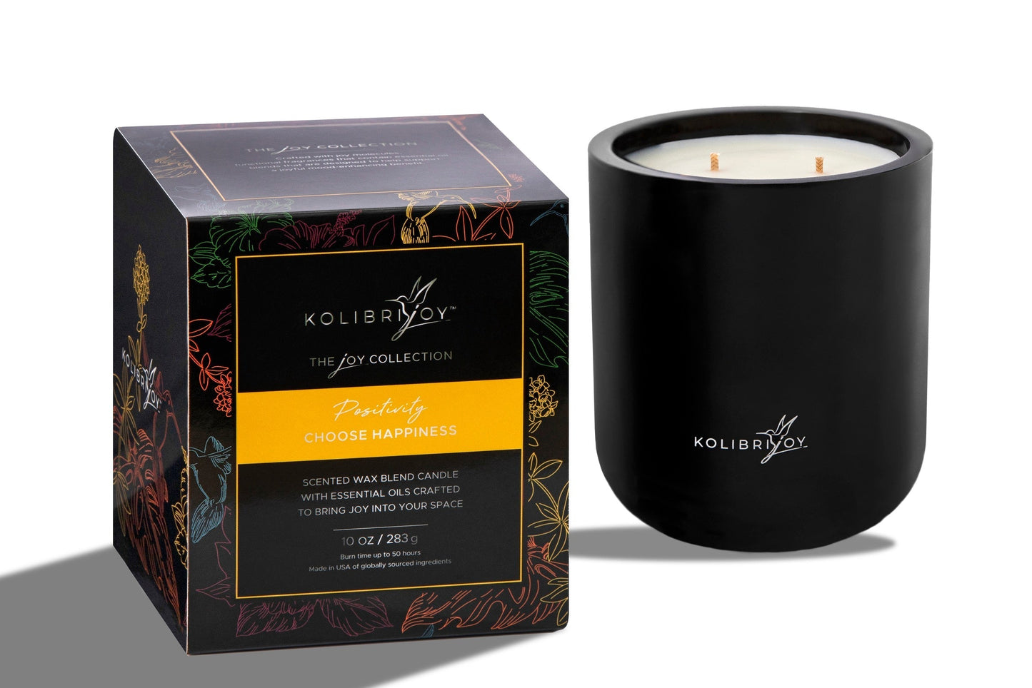 KolibriJoy Positivity Candle - CHOOSE HAPPINESS