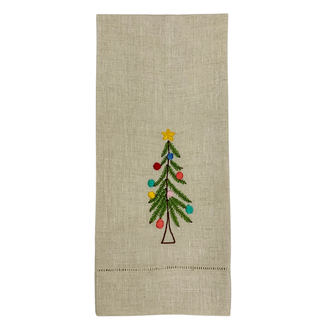 Rustic Christmas Tree Tea Towels