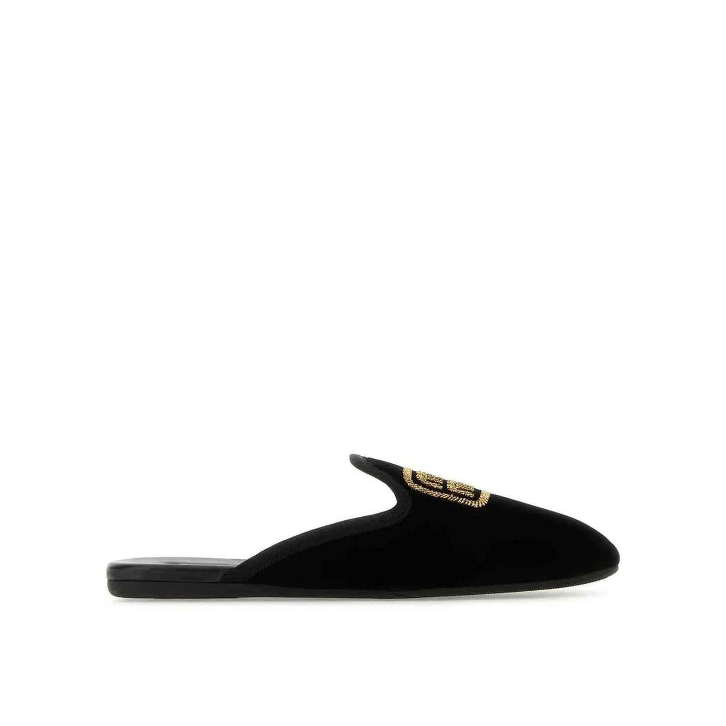 Miu Miu Logo Embroidered Slip-On Mules Women