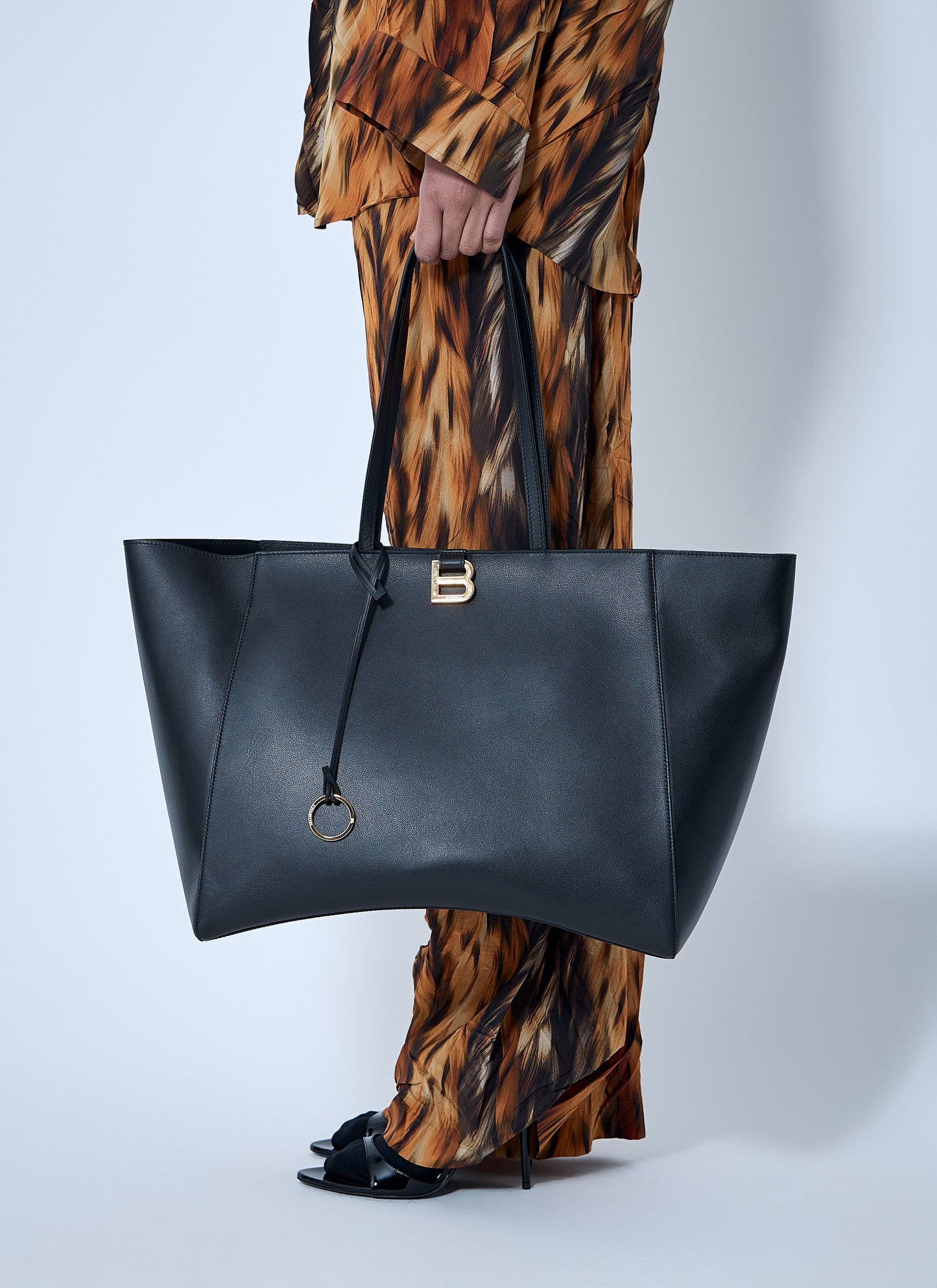 Balenciaga Women Large Hourglass Soft Tote Bag