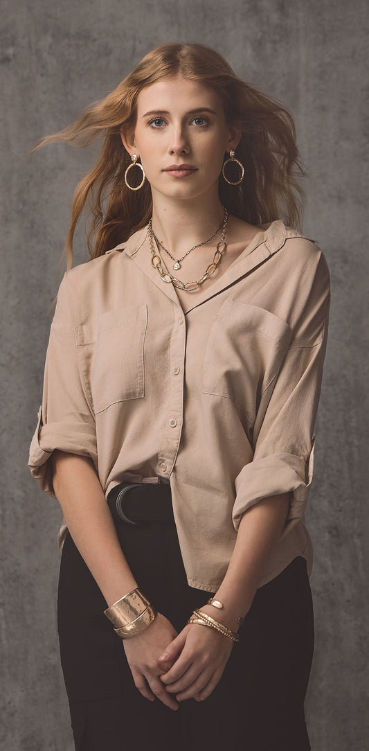 Aura Mixed Metal Necklace