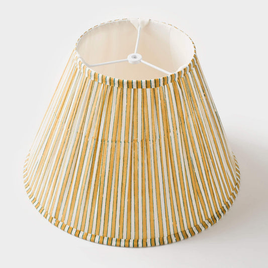 Candystripe Pleated Lamp Shade