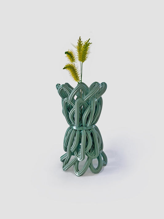 Frosting Vase Green