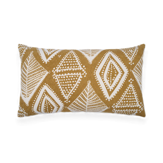 Artisan mirage intricate Arabesque pattern lumbar pillow cover