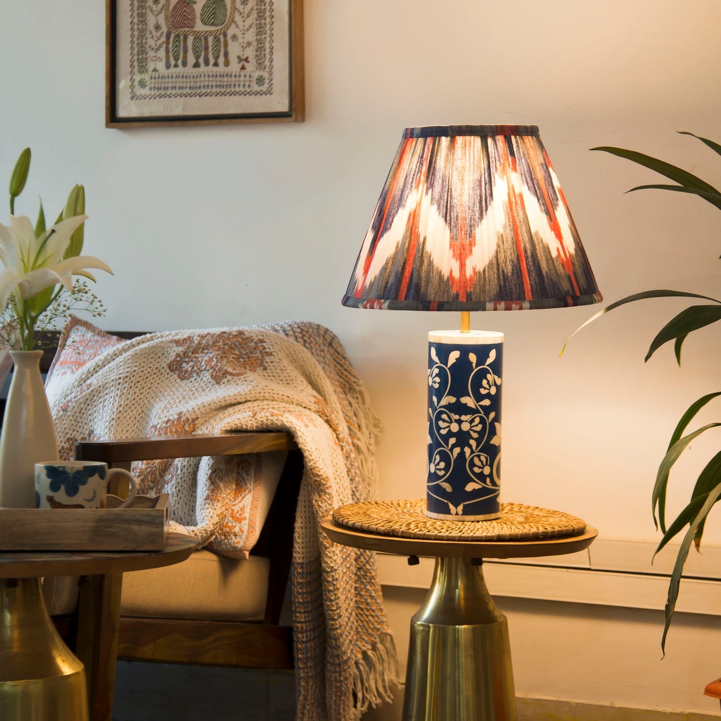 Ikat Horizon Lamp Shade