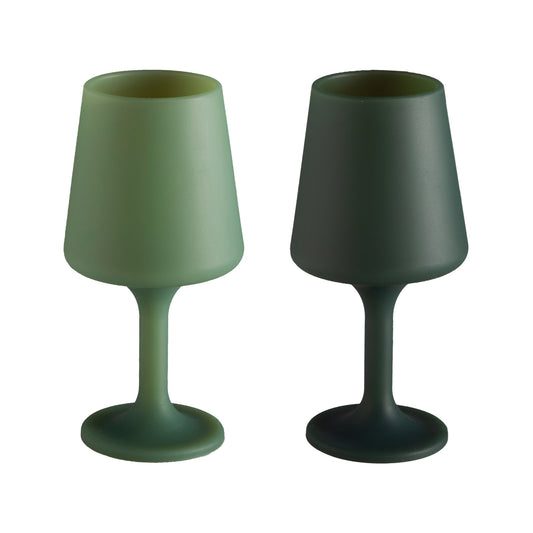 Sage + Olive | Swepp | Silicone Unbreakable Wine Glasses