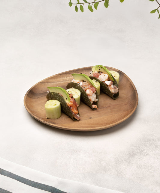 Foree Wooden Plate Set - Large