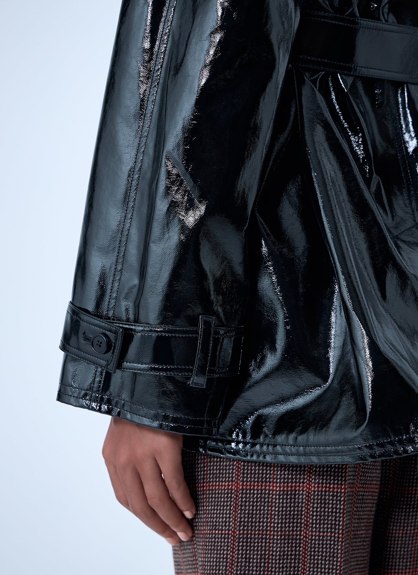 Chloé Women High-Shine Belted Jacket