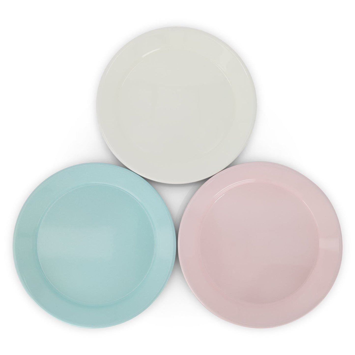S/4 Enamel Dinner Plate - Two Tone