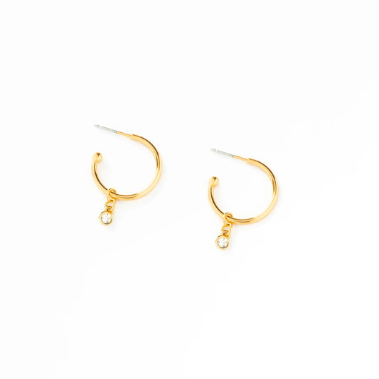Gem Hoop Earrings