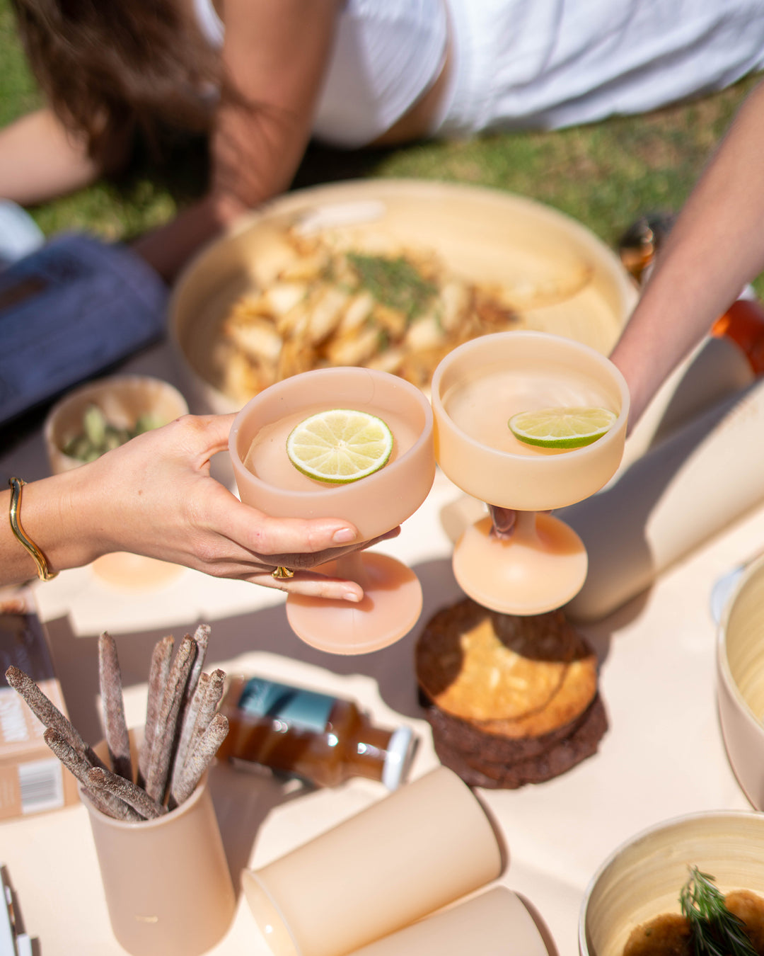 Wheat + Oat | Mecc | Silicone Unbreakable Cocktail Glasses