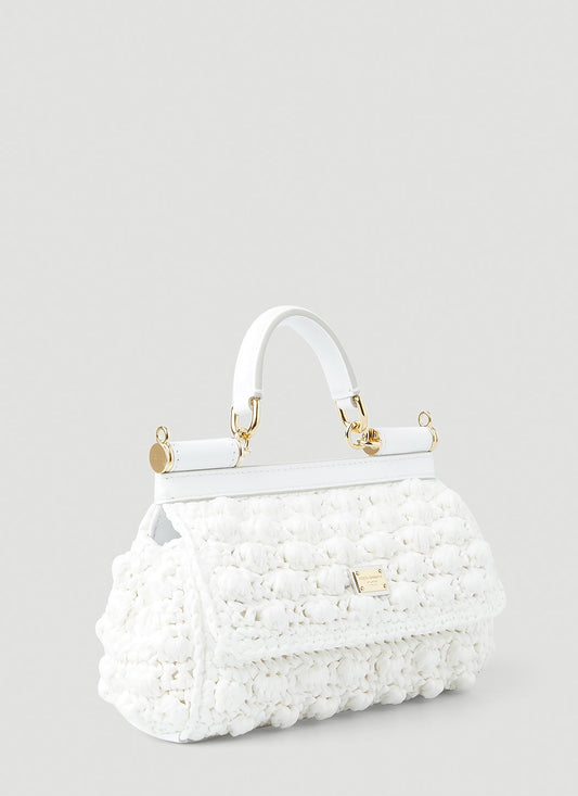 Dolce & Gabbana Women Small Crochet Sicily Handbag