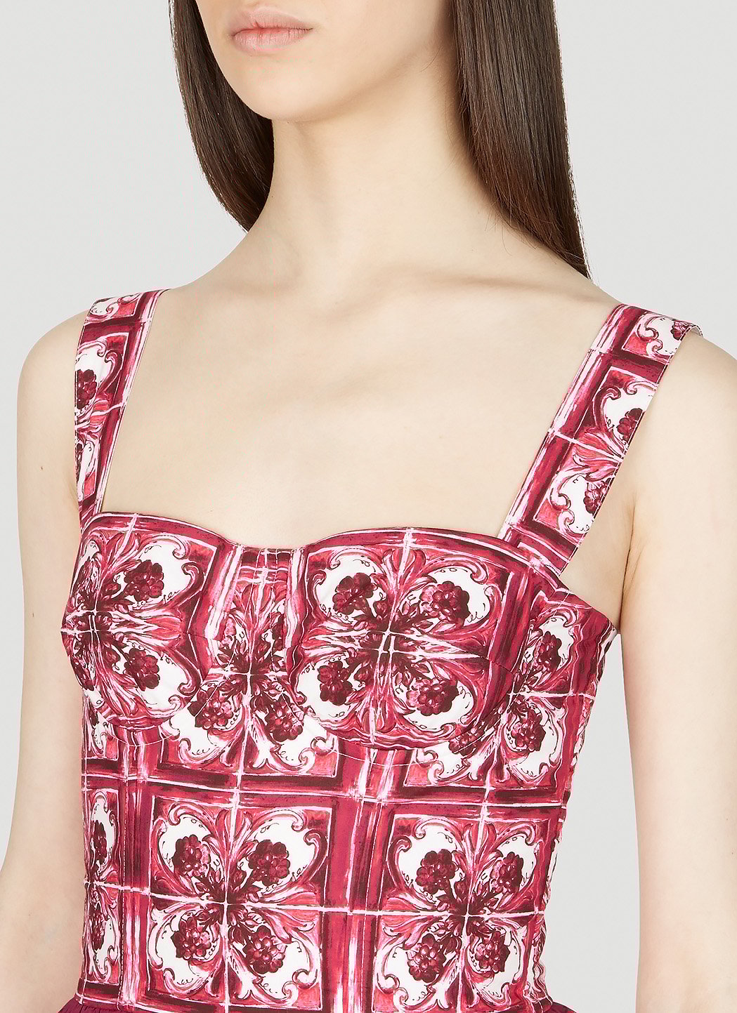 Dolce & Gabbana Women Majolica Print Dress