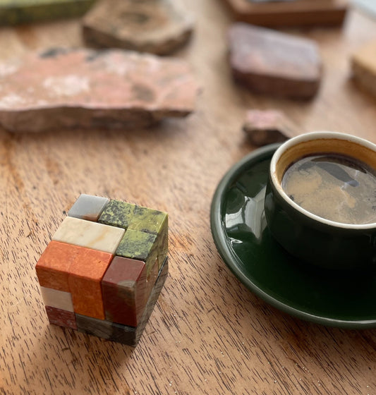 Gemstone Soma Cube Puzzle