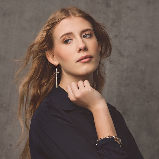 Grounded Bronze Earrings