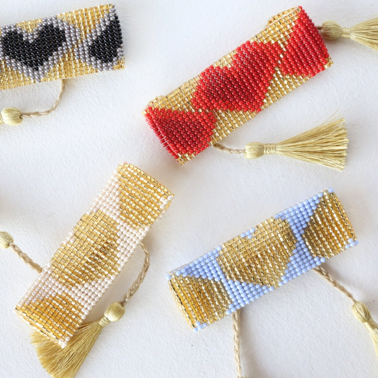 Red Heart Tassel Bracelet