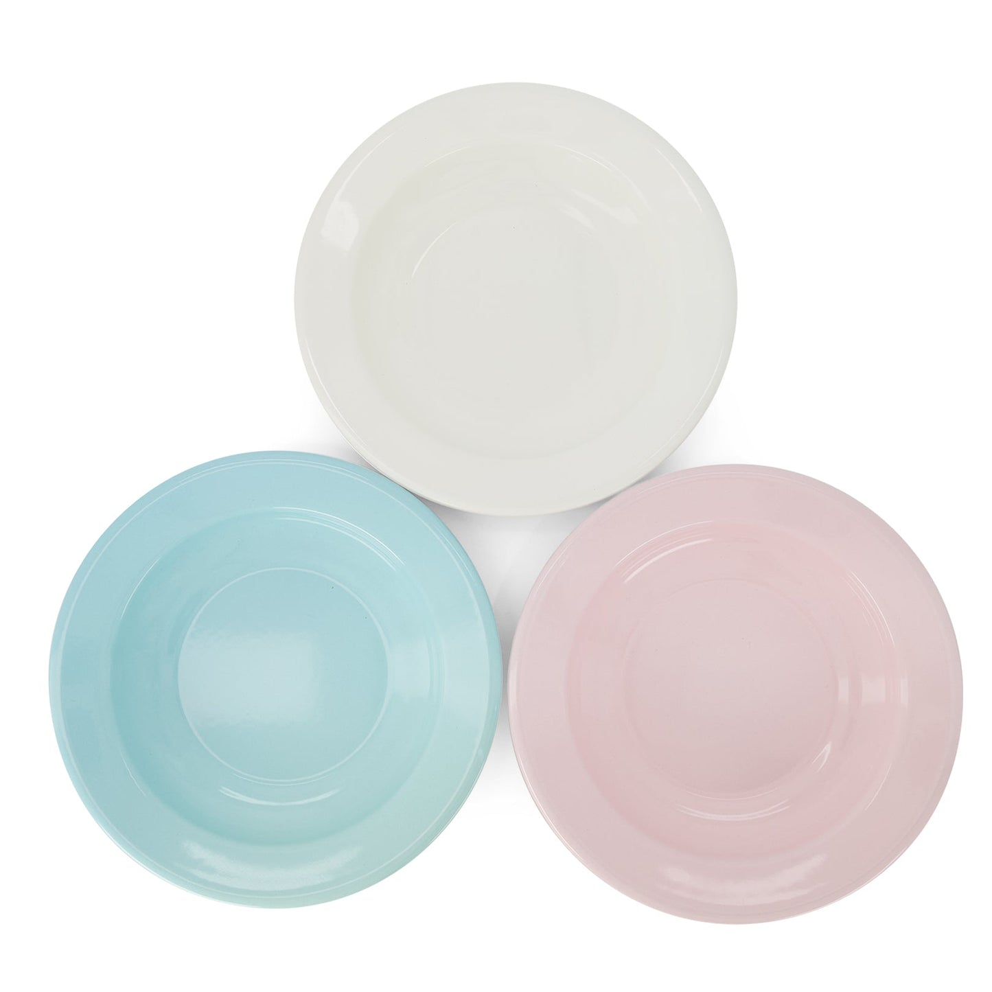 S/4 Enamel Dinner Bowl - Two Tone