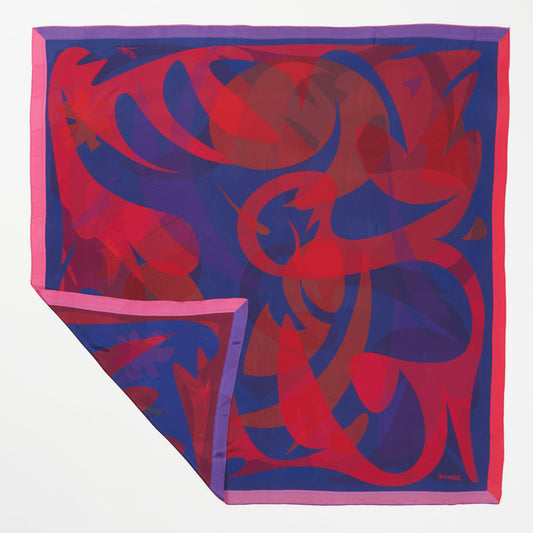 Patient Heart | 50" Mulberry Silk Furoshiki Gift Wrap by Essery Waller
