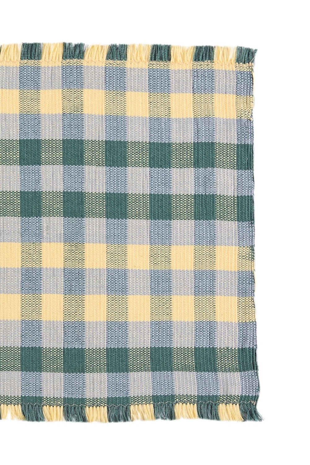 S/2 Cuadritos Teal Placemat