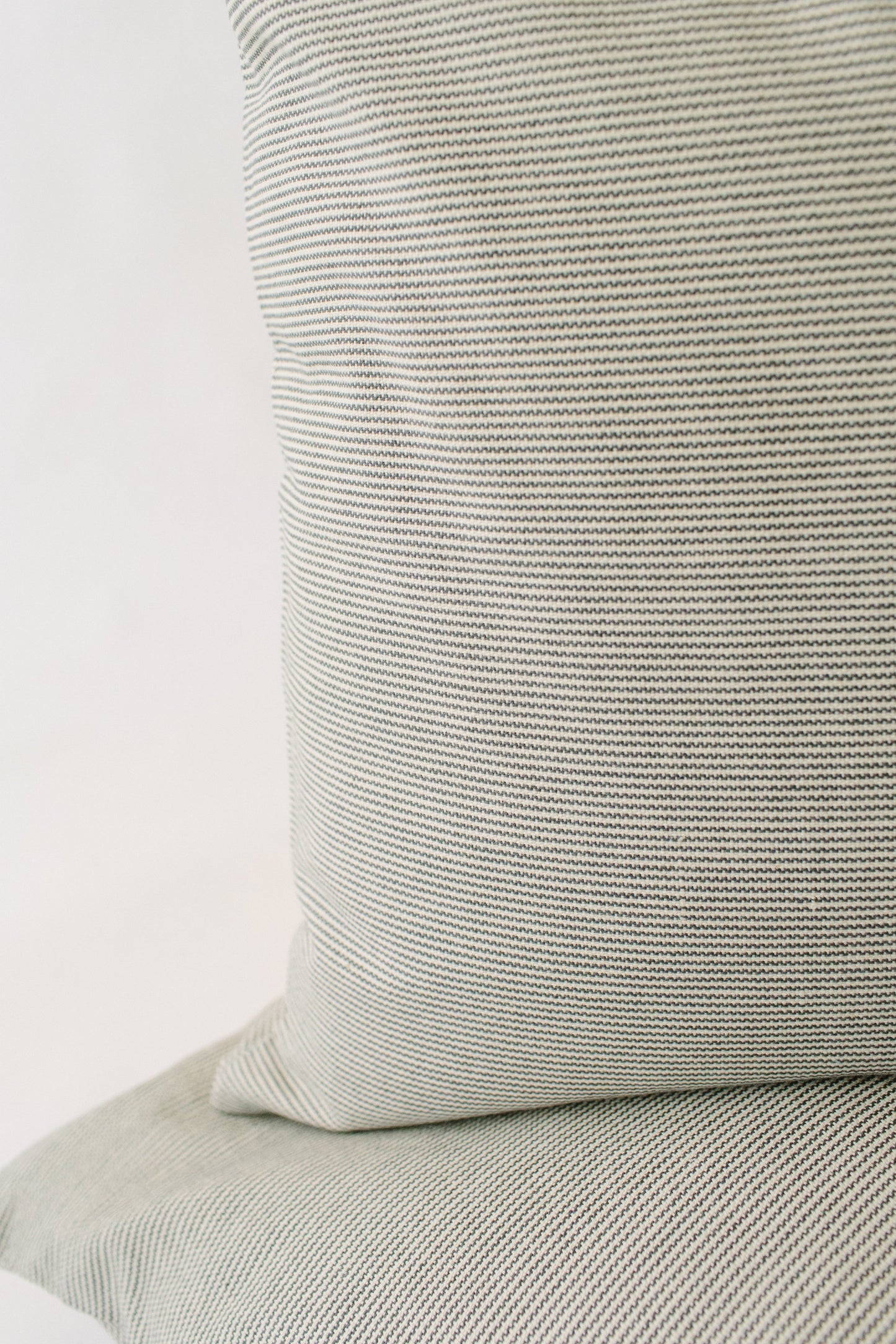 LOOM Imports Gray Pinstripe Pillow Cover