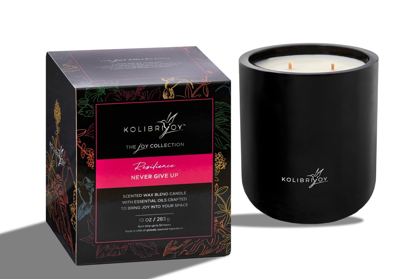 KolibriJoy Resilience Candle - NEVER GIVE UP