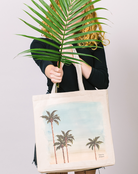 Free to Dream (Palm Trees) | Tote