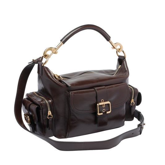 Chloe' Women Leather Camera Bag