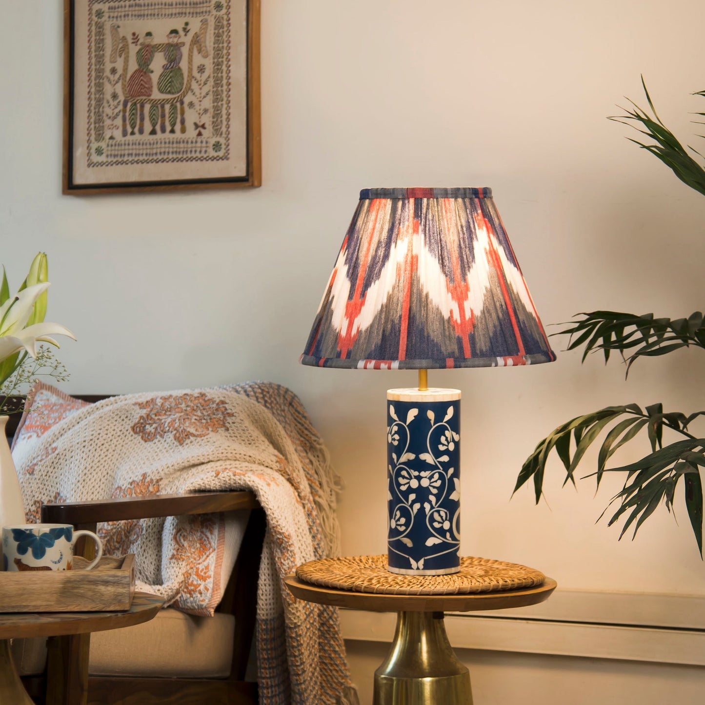 Ikat Horizon Lamp Shade