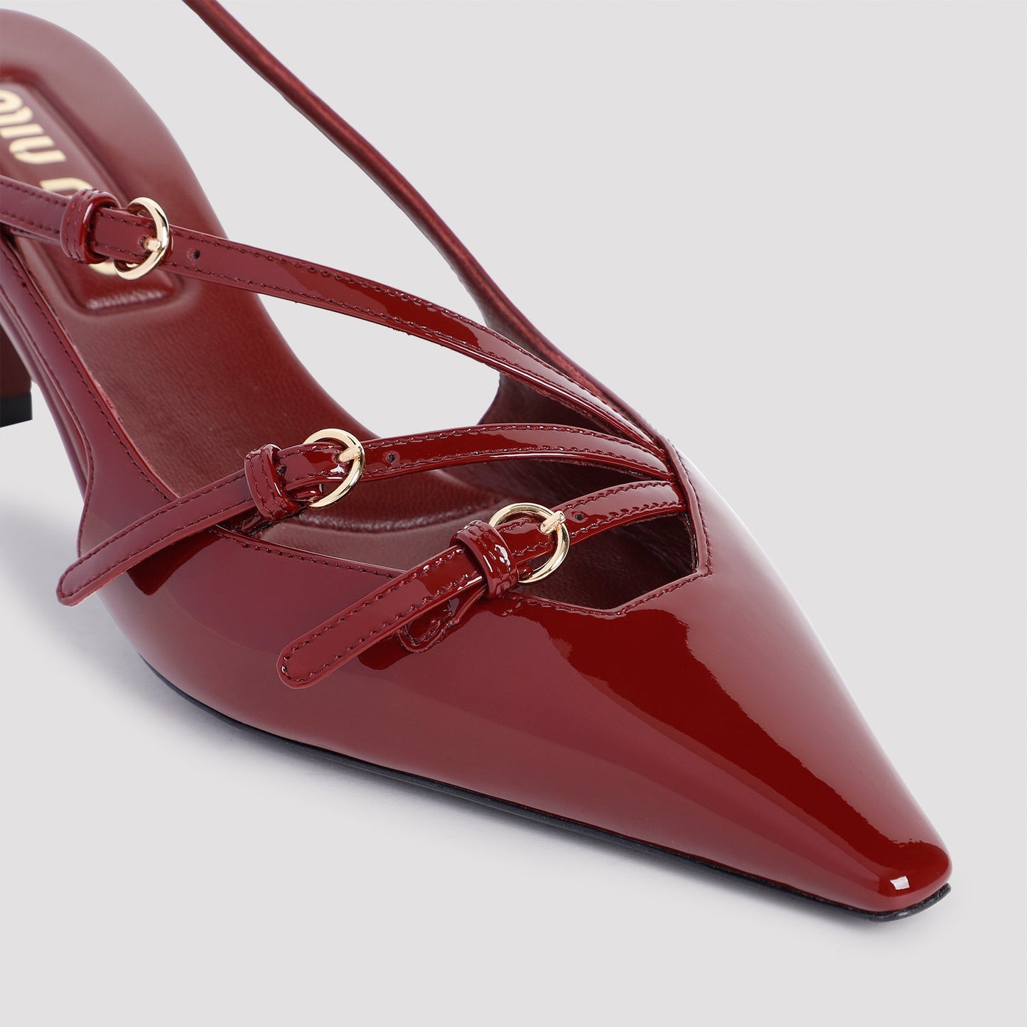 Miu Miu Patent Calf Leather Pumps Women