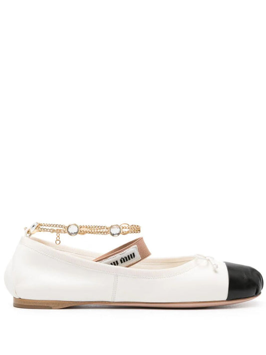 Miu Miu Women Ballerine Catena