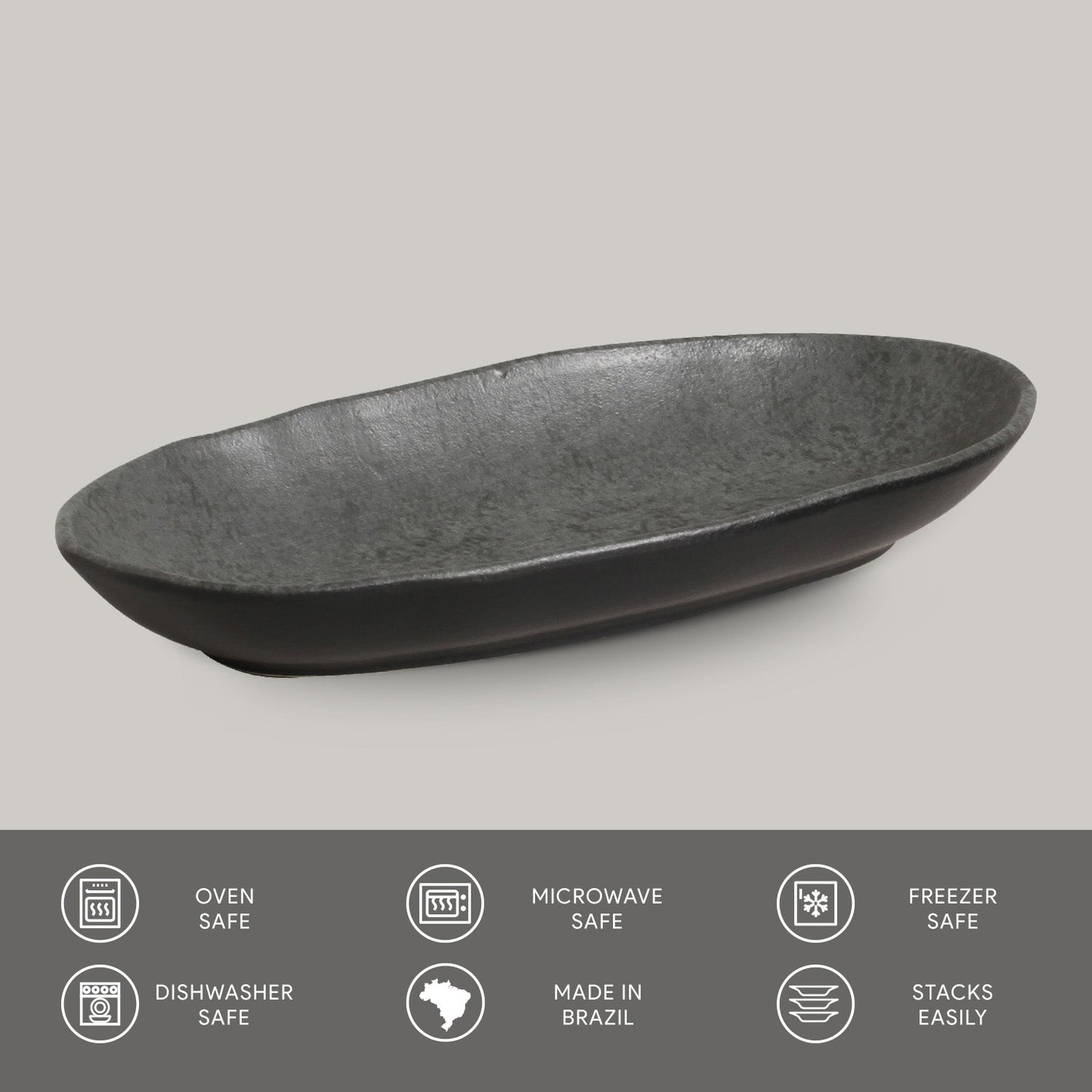 Deep Oval Platter Set of 4