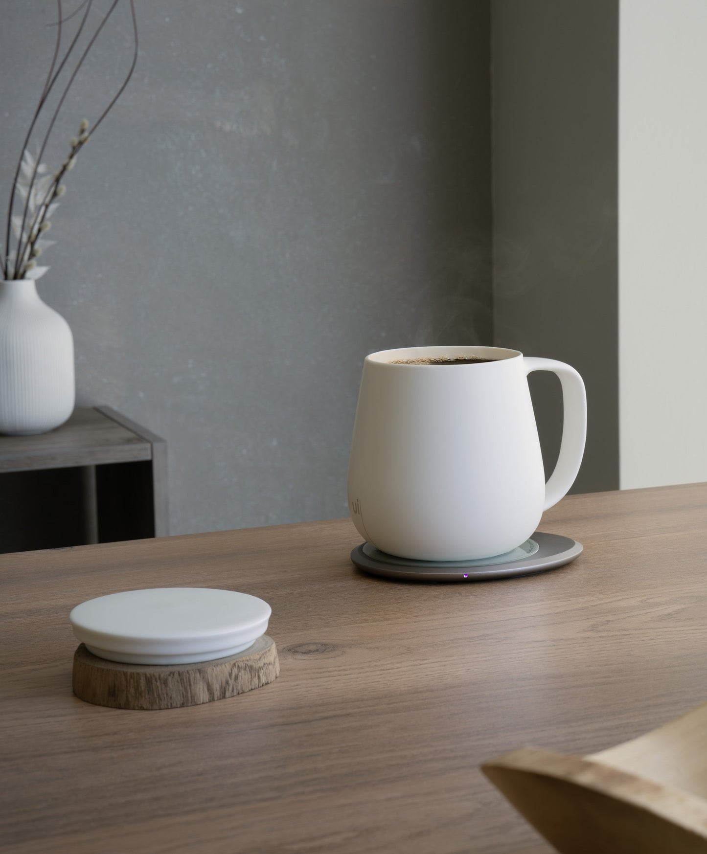 Ui+ Self-heating Mug Set - Jasmine White (SD)