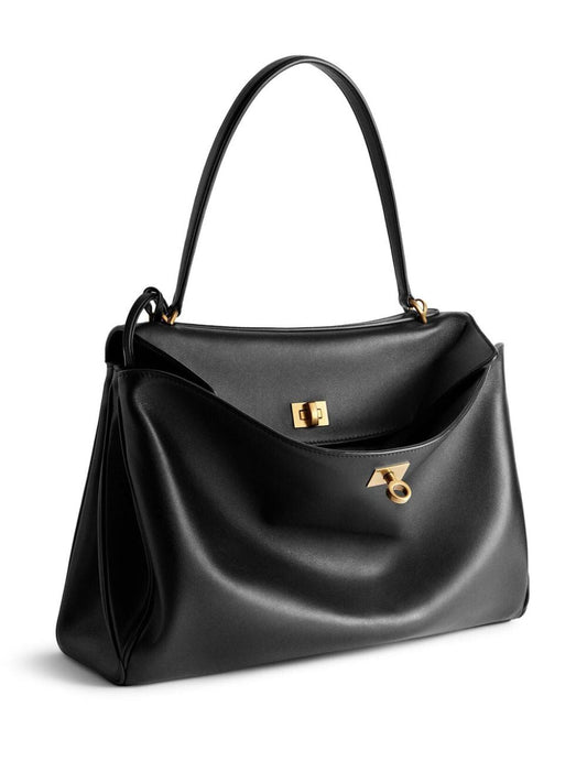 Balenciaga Women Rodeo Medium Smooth Leather Handbag